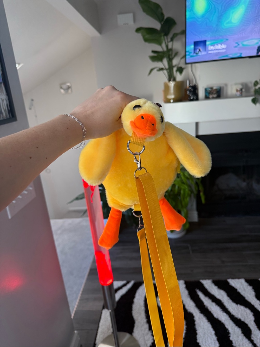 Duck cross body bag